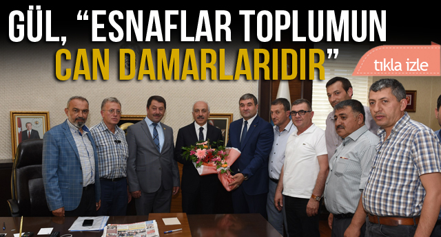 PAZAR ESNAFI İLE SOHBET ETTİ