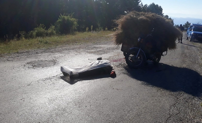 MOTOSİKLET KAZASI CAN ALDI