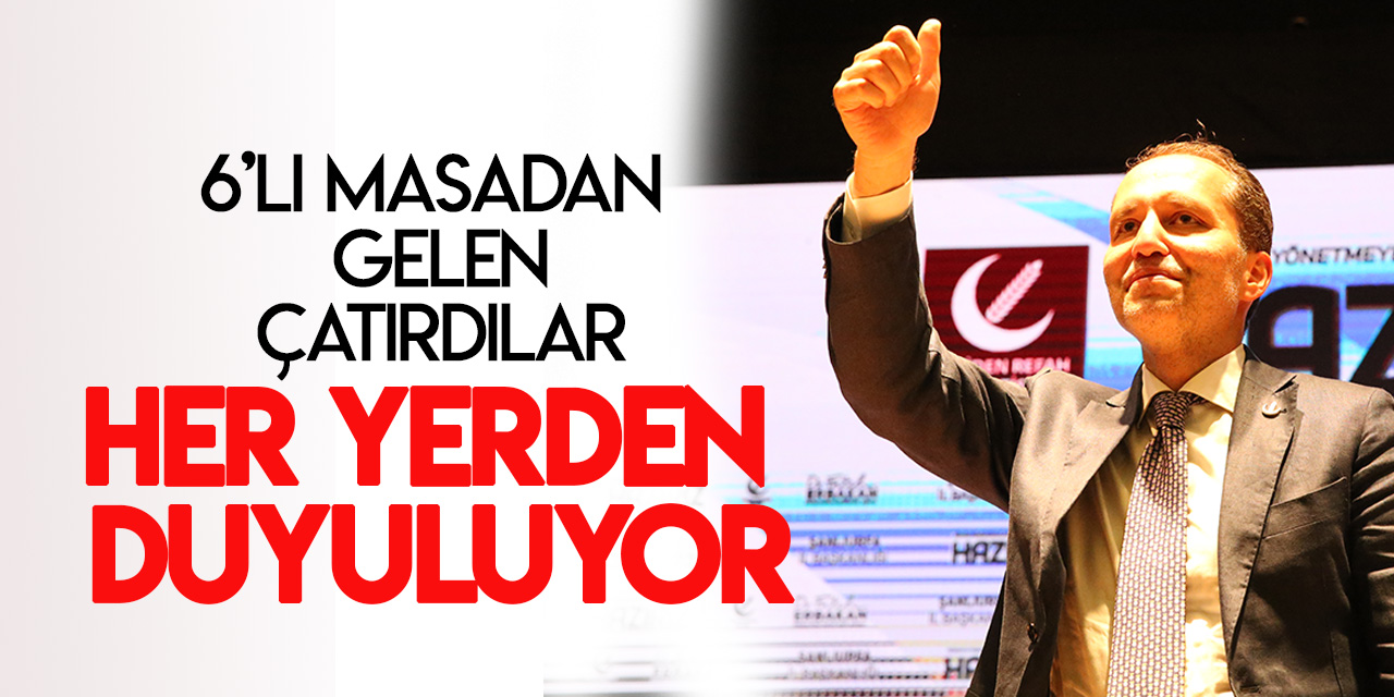 Fatih Erbakan 6’lı masa hakkında çok sert konuştu