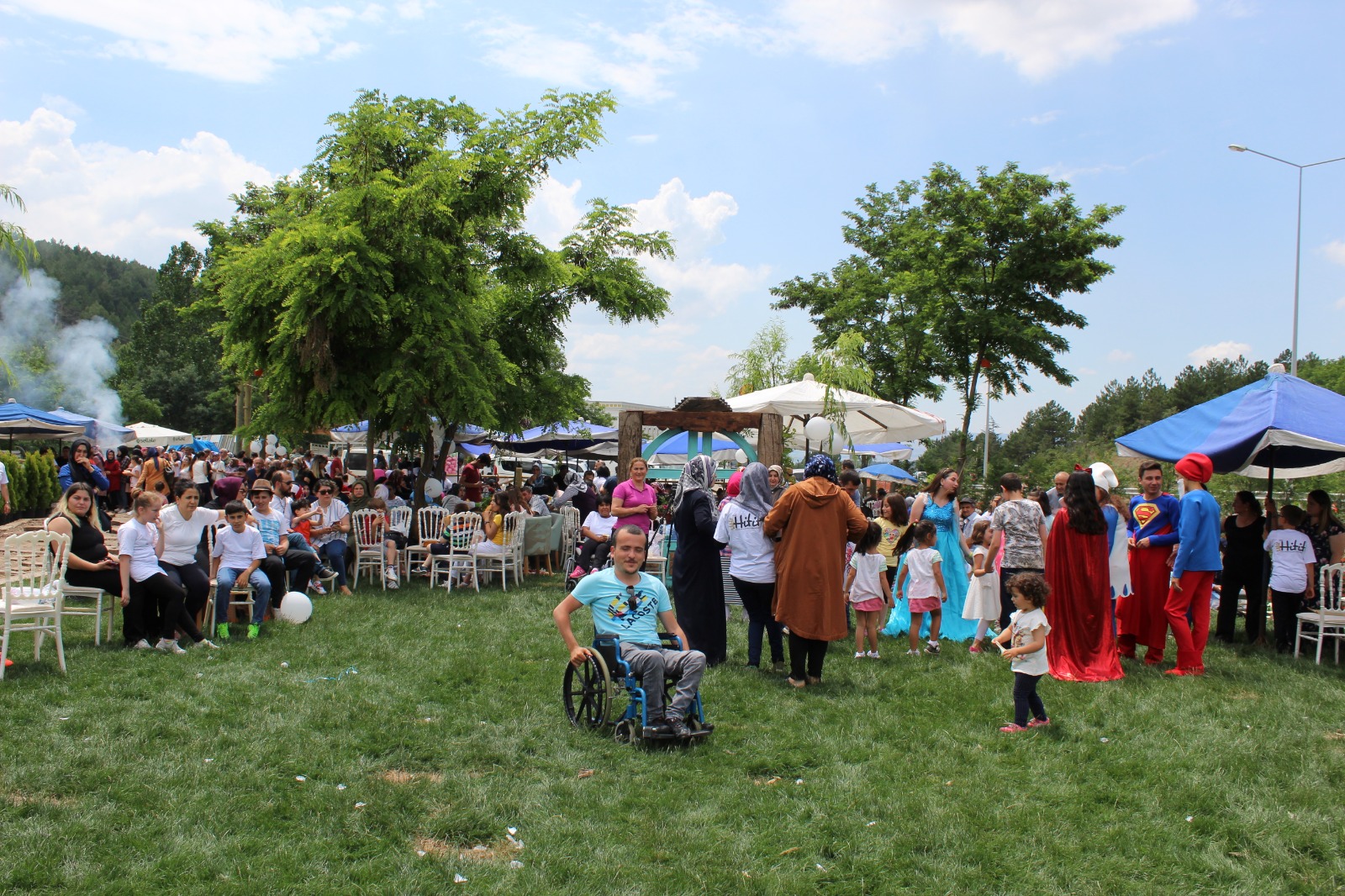 ÖZEL ÇOCUKLAR YAZA MERHABA DEDİ
